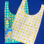 コンビニで便利なエコバッグ　爽やかレモン柄