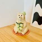 【再販】NEW しろくま貯金箱     夏のフレッシュマスカット　お揃い帽子の2点セット