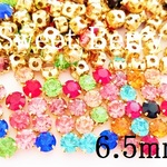 ビジューストーン １００個　6.5ｍｍ（大）