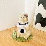 【再販】NEW しろくま貯金箱     ほのぼの田舎コーデ4点セット