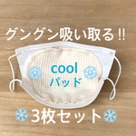 グングン吸い取るクールパット・３枚セット