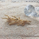  1点のみの販売！！Coral Reef Gold Hairpin
