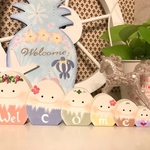 エッグさん家族のwelcomeオブジェ(少し大きめ