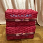 うみたんさん専用　蓋付き小物入れ２個セット