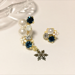 《再々販》snow ❄︎blue イヤーカフセット