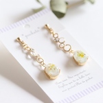 Icedropピアス/イヤリング　淡いグリーン系