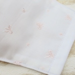 (再販)立体 マスク＊幼児用＊子供＊リボン＊刺繍＊ピンク＊夏＊女の子　ダブルガーゼ
