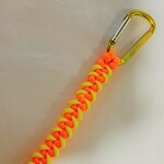 車や犬に便利な両側フックロープ（黄色）