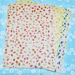 たっぷりフルーツのデザインペーパー クラフト紙ver.