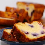 ブルーベリーレモンチーズパウンドケーキ
