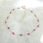 SALE14kgf ルビーのブレスレット