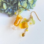 アイスレモンティーピアス／イヤリング　