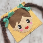 再販×２8☆三つ編み☆リボン結び☆練習マット☆知育玩具☆元保育士ママ☆手作りおもちゃ☆