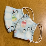 キッズサイズのマスク(ペンギン柄)
