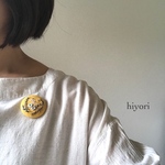 刺繍ブローチ
