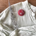 刺繍ブローチ