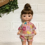 【送料無料】119メルちゃんソランちゃん♡ピンクのパジャマ　ハンドメイド