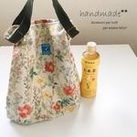 ecoバッグ♡flowerYellow＆red