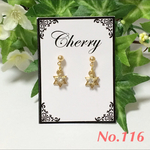 No.116 六芒星と星  ピアス（イヤリング変更可能）