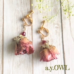 ミニ薔薇6＊イヤリング／ピアス