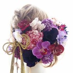 ★T様専用★　髪飾り　胡蝶蘭・桜・菊・ダリア　結婚式☆卒業式☆成人式 ヘッドドレス☆ヘアアクセサリ☆ヘアパーツ　和装・振袖・着物 