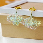 フルーティーソーダ*夏にオススメかすみ草のブーケイヤリング