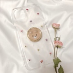 くま うさぎ iPhoneケース ♡ ハンドメイド