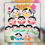 ひなまつり壁面飾り