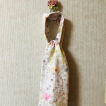 再販★【Ｗガーゼ】汗ふきスカーフ☆彡（リバティ・イルマ／ボタニカル）④保冷剤入れ付
