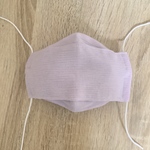 女性用高島ちじみを使った夏用立体マスク⭐︎通気性、吸水性⭐︎ラベンダー