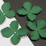 big  flower  plate 2piece Green