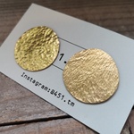 真鍮ピアス　brass　asymmetry
