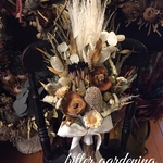 Natural Chic ホワイトブラウン ボタニカル bouquet