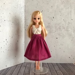 リカちゃんサイズ服＊リネンスカート