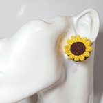 ひまわり🌻のつまみ細工ピアス(イヤリング)    