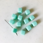 Light Blue Cube Beads