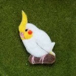 ♡羊毛フェルト　オカメインコさんブローチ♡
