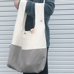 切り替えシンプルエコバック★ウォッシュっグレー