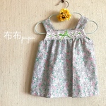 葉っぱが爽やかな小花のキャミワンピース✳︎ベビー服