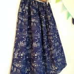 ＊月夜のおとぎばなし♪ ティアードスカート(navy)＊