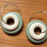 ヴィンテージビーズのシルバーピアス