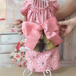 犬服　鬼滅の刃風☆鼠豆子ver.