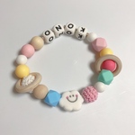 【M】【Mサイズ❤︎パステルミックス plus】ペットジュエル┈༝༚༝༚♡ﾞ 犬　猫　ペット　チョーカー  ネックレス  首輪
