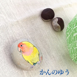 コザクラインコのペーパーウェイト