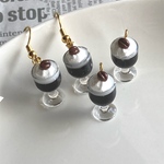 コーヒーゼリーのピアス/イヤリング   夏ピアス