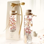かすみ草の薄紫のハーバリウム 150ml　母の日　誕生日プレゼント　結婚祝いにも♪