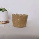⚘ 再販 ⚘なみなみ型カップ　茶