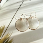 natural shell earring
