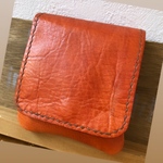 【 👛 コンパクトな財布 】本革 レザー 手のひらサイズ　　　　おでかけ・お散歩に…。