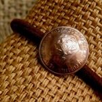 ＃H148　Czechoslovakia Coin Hair Elastic